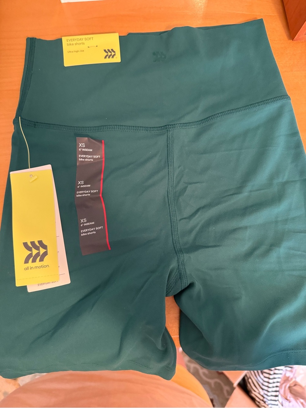 all in motion Teal High-Rise Everyday Bike Shorts